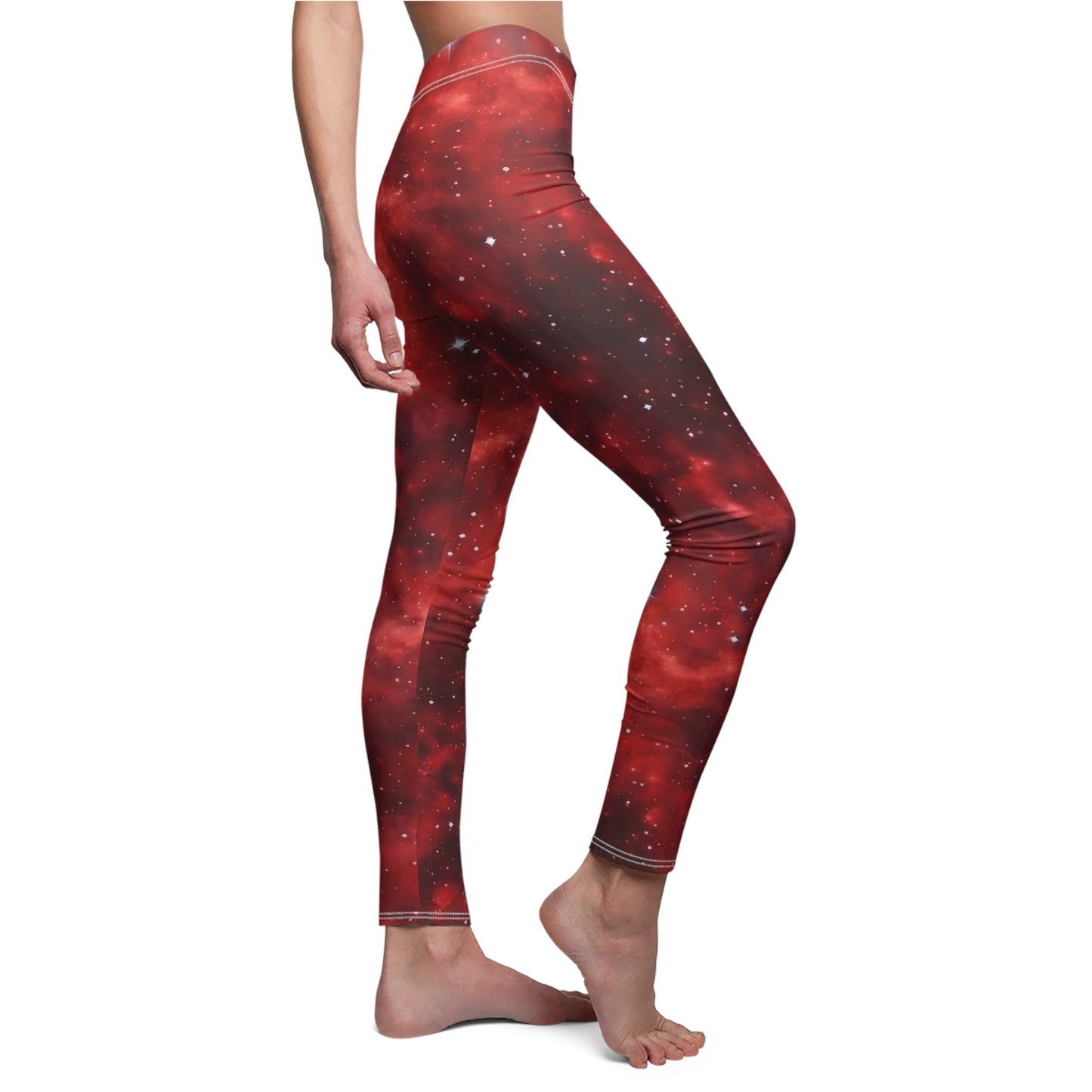 Scarlet Starscape Casual Leggings