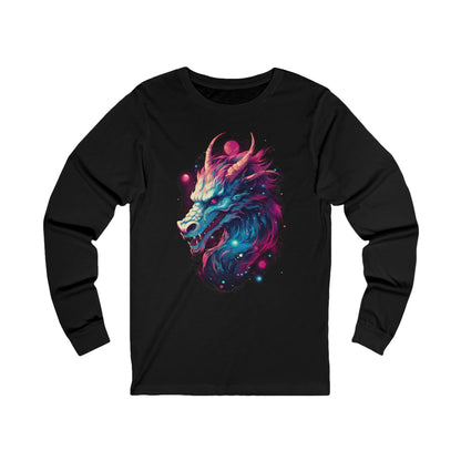 Space Lung Dragon Long Sleeve Shirt