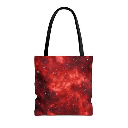 Scarlet Starscape Tote Bag