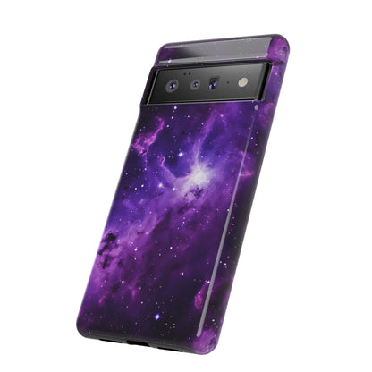 Vivid Purple Space Phone Case