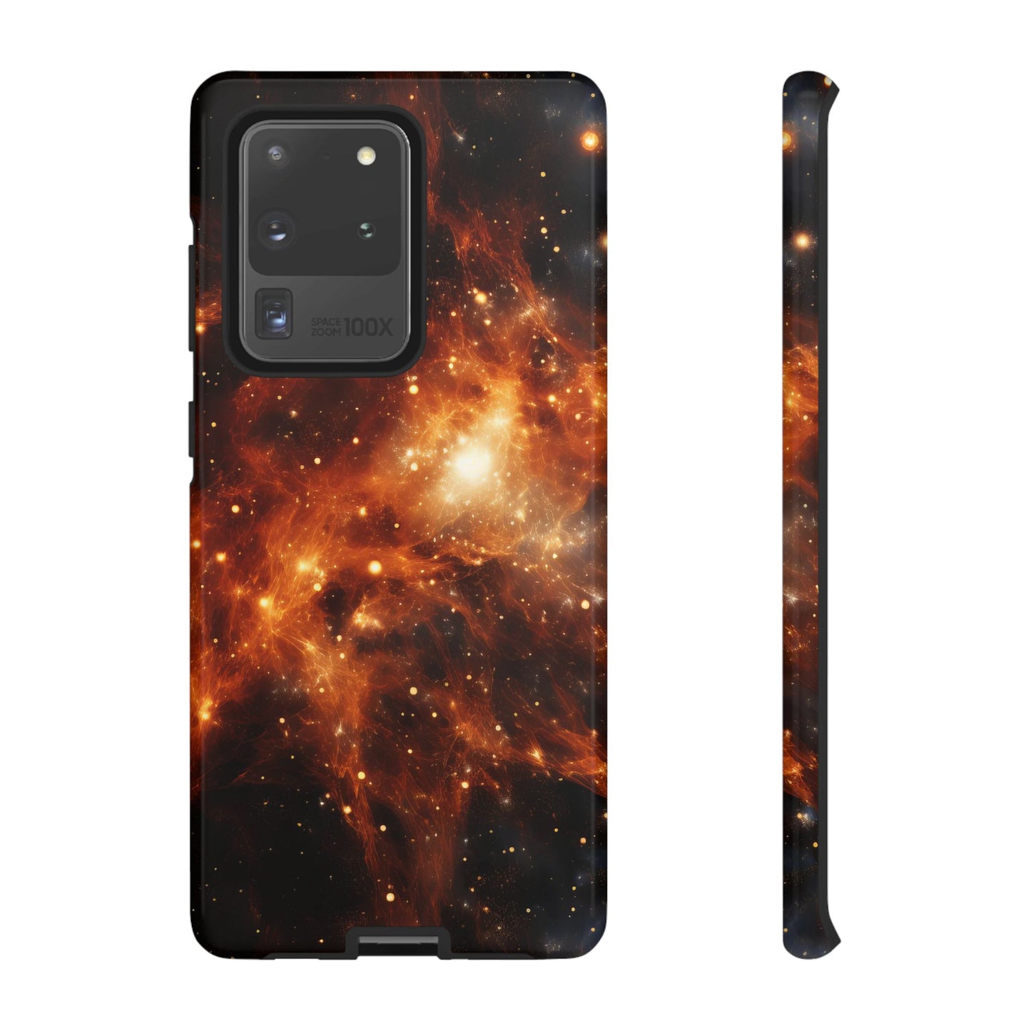 Orange Nebulae Phone Case