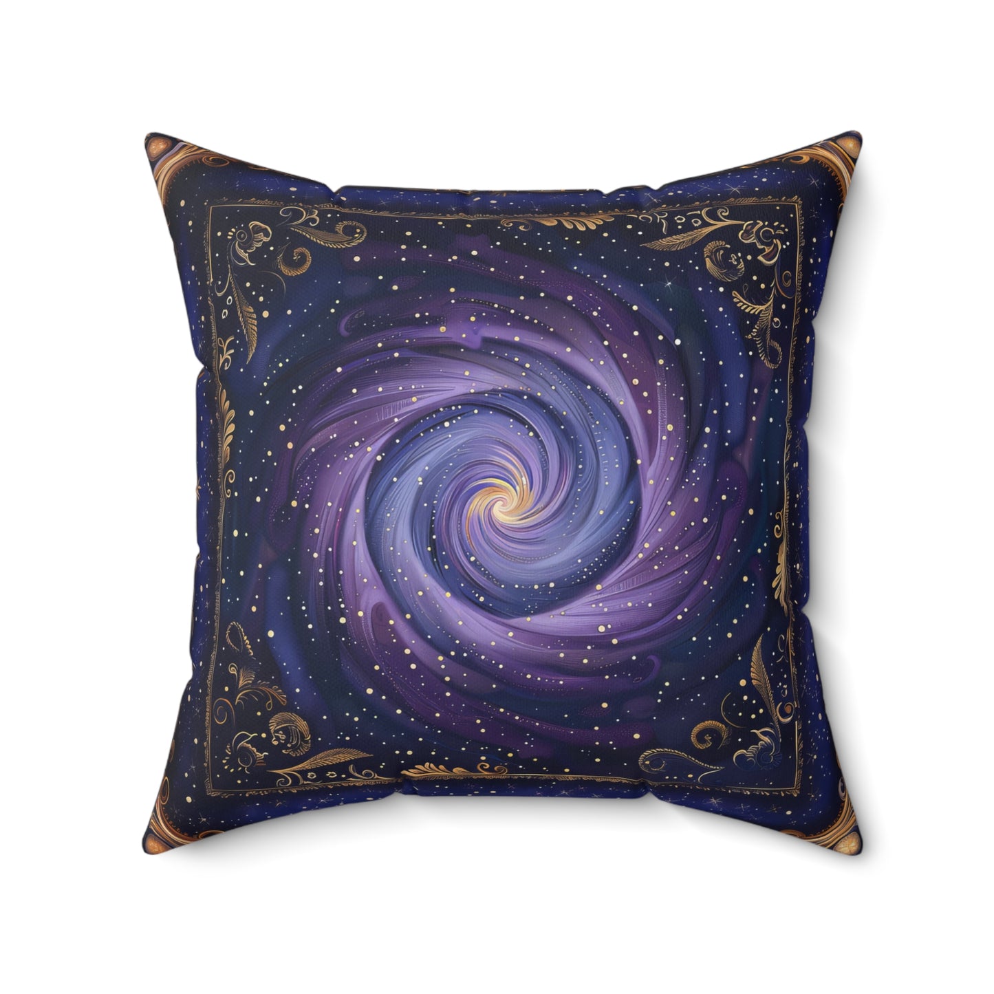 Spiral Galaxy Throw Pillow