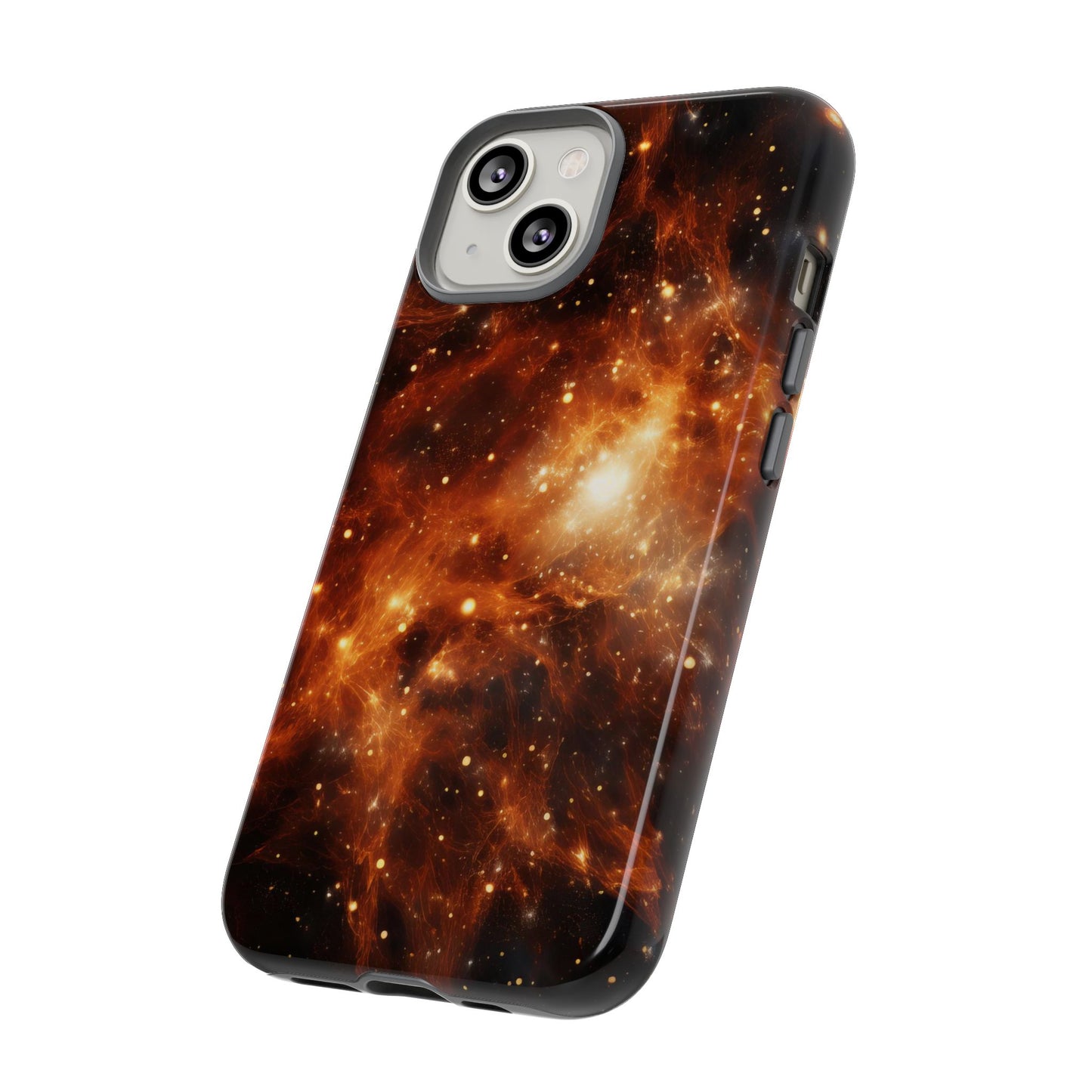 Orange Nebulae Phone Case