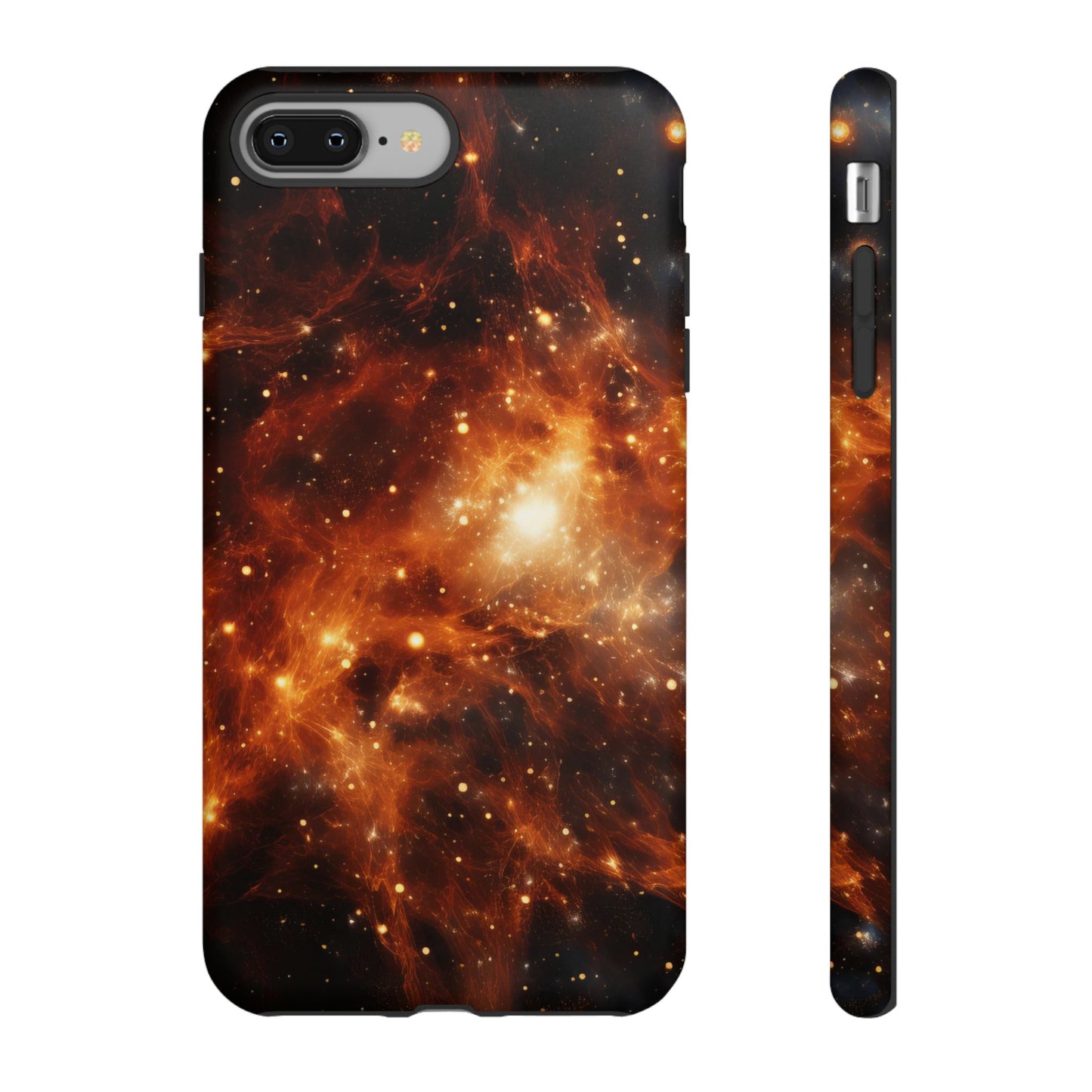 Orange Nebulae Phone Case