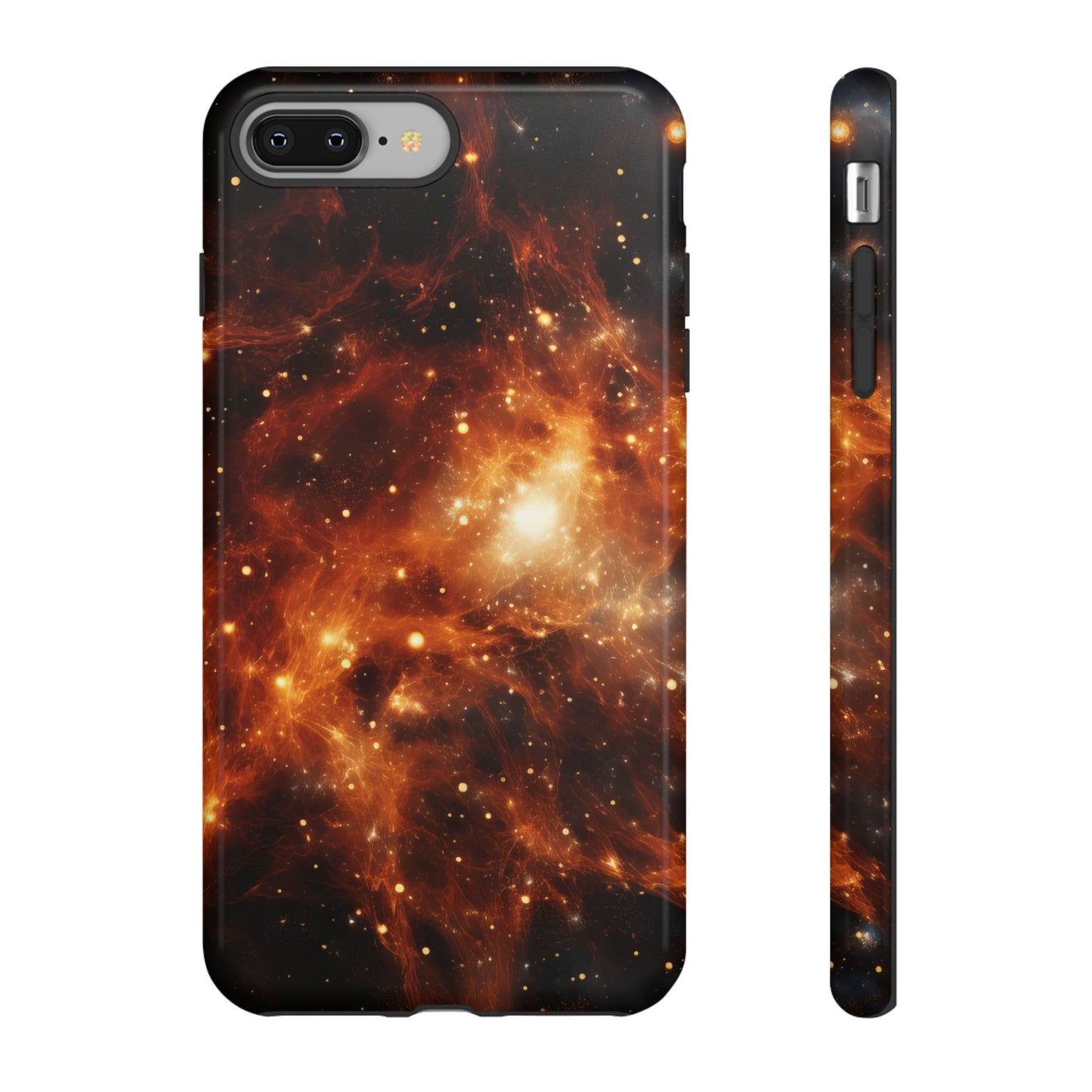 Orange Nebulae Phone Case