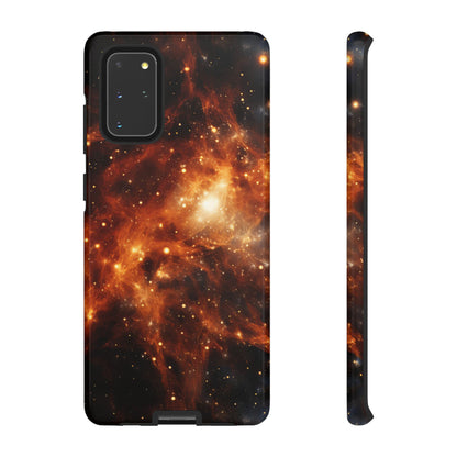 Orange Nebulae Phone Case