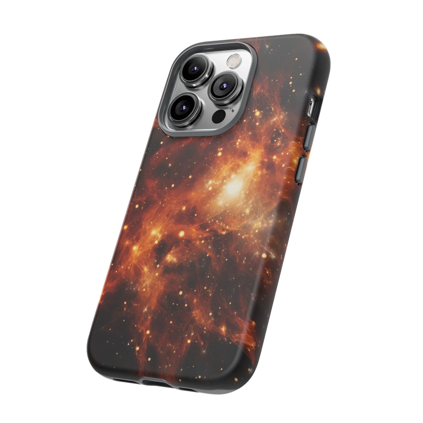 Orange Nebulae Phone Case