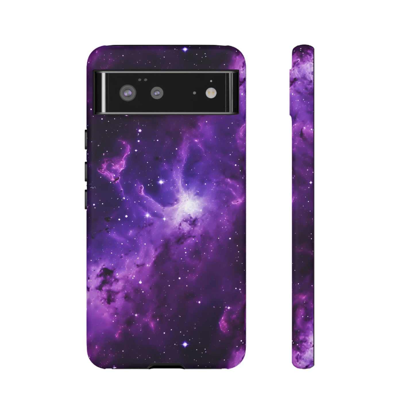 Vivid Purple Space Phone Case