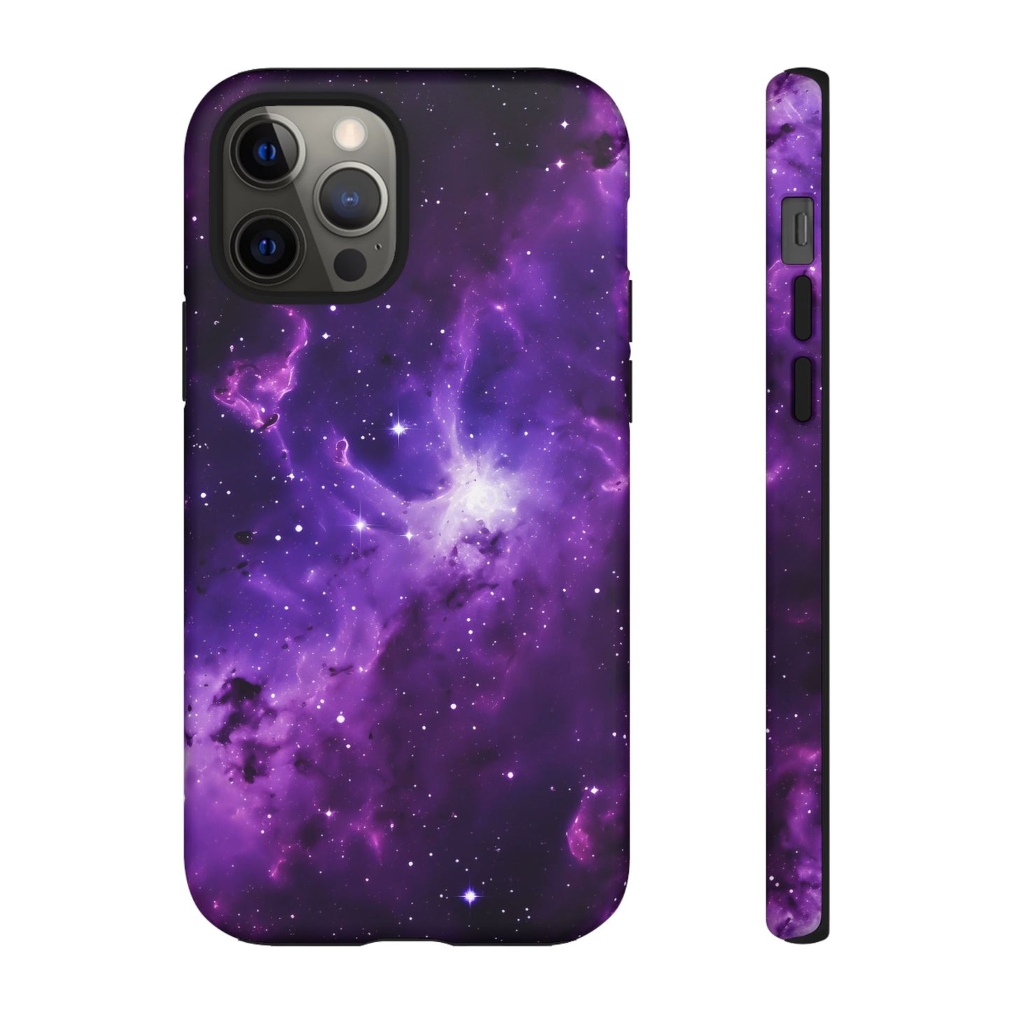 Vivid Purple Space Phone Case