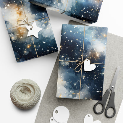 Icy Galaxy Wrapping Paper