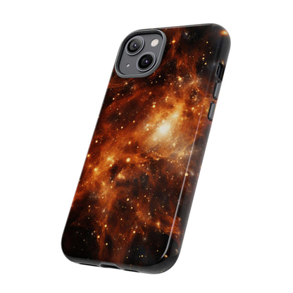 Orange Nebulae Phone Case