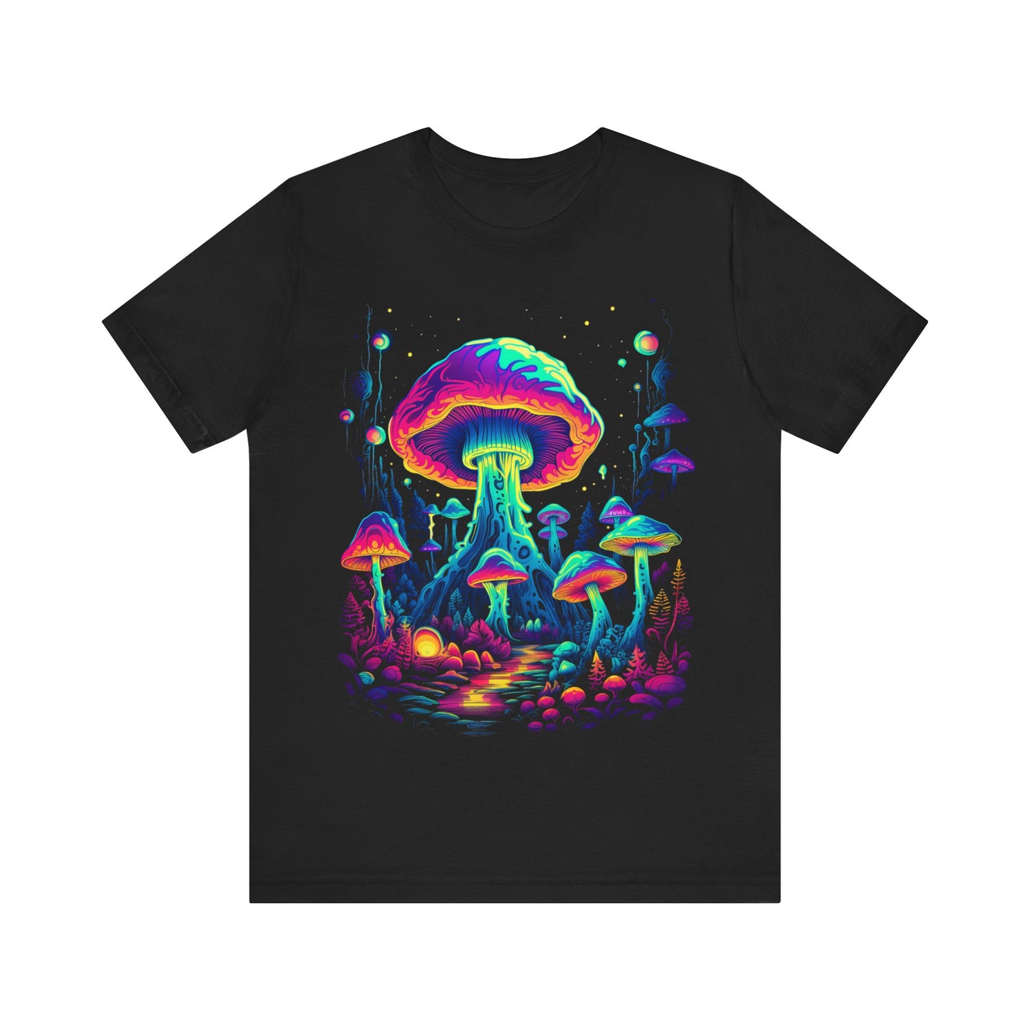 Trippy Mushroom Forest T-Shirt