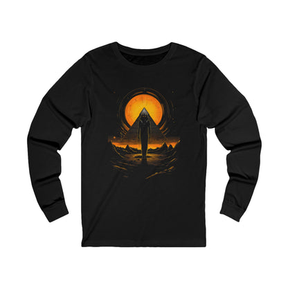 Sun King Statue Long Sleeve Shirt