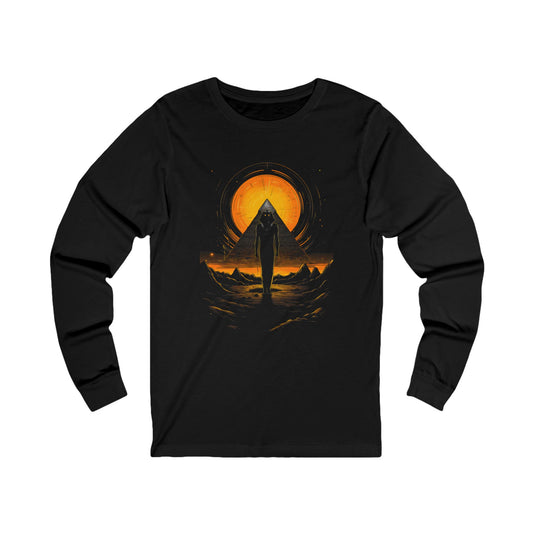 Sun King Statue Long Sleeve Shirt