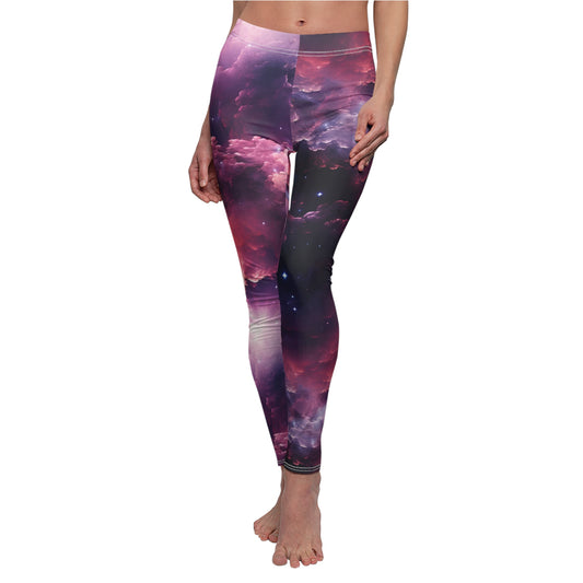 Celestial Cloudscape Casual Leggings