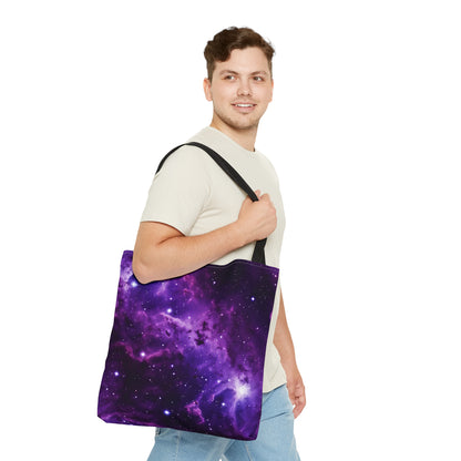 Vivid Purple Space Tote Bag