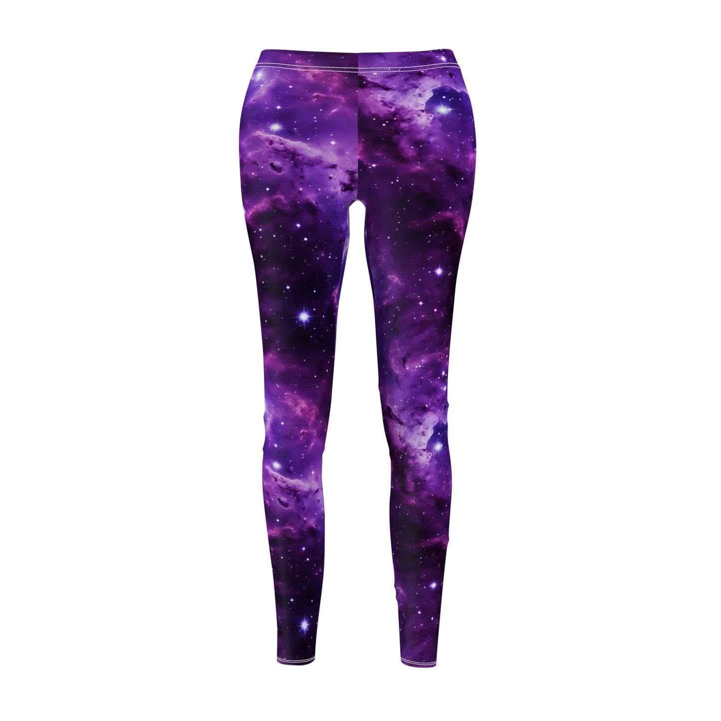 Vivid Purple Space Women's Casual Leggings