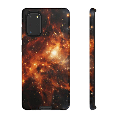 Orange Nebulae Phone Case