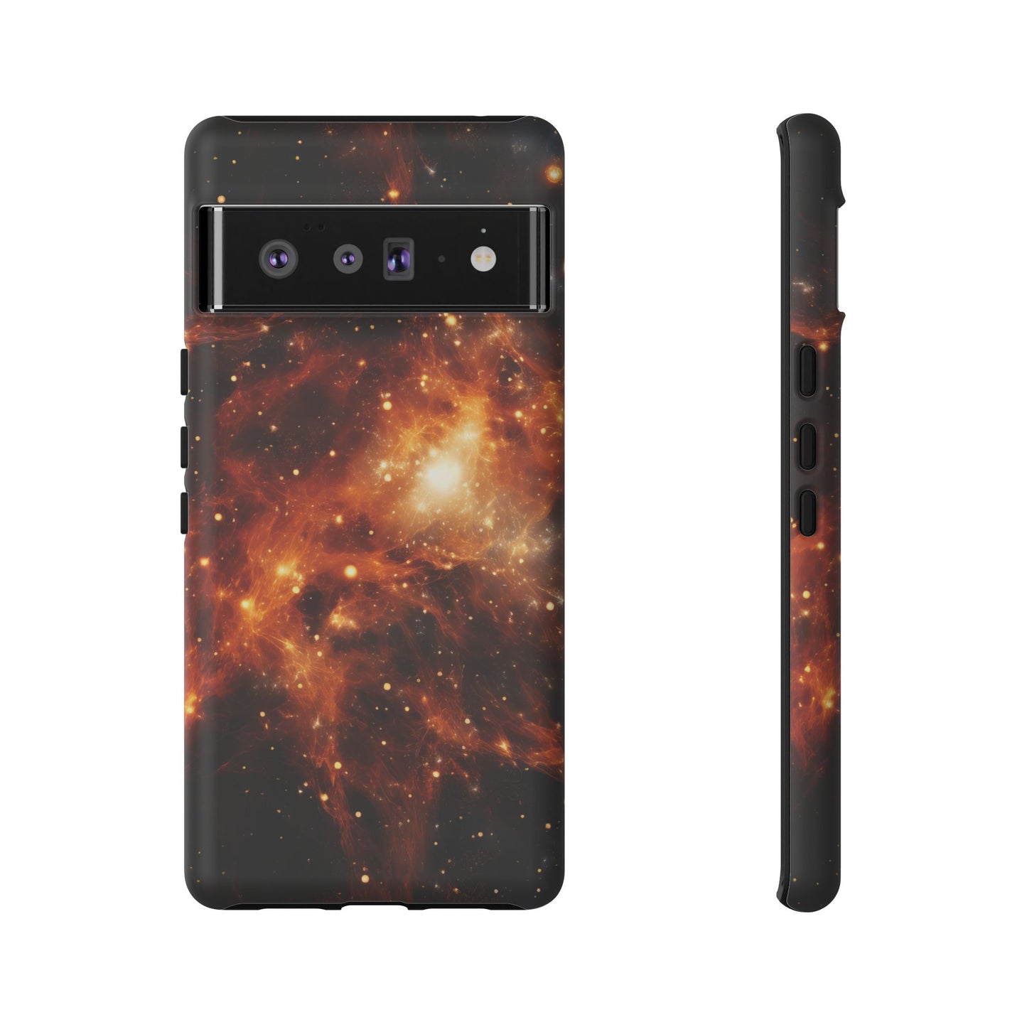 Orange Nebulae Phone Case