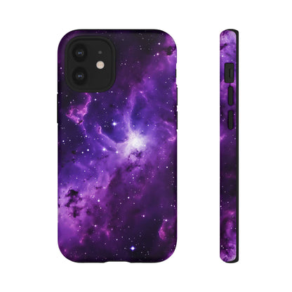 Vivid Purple Space Phone Case