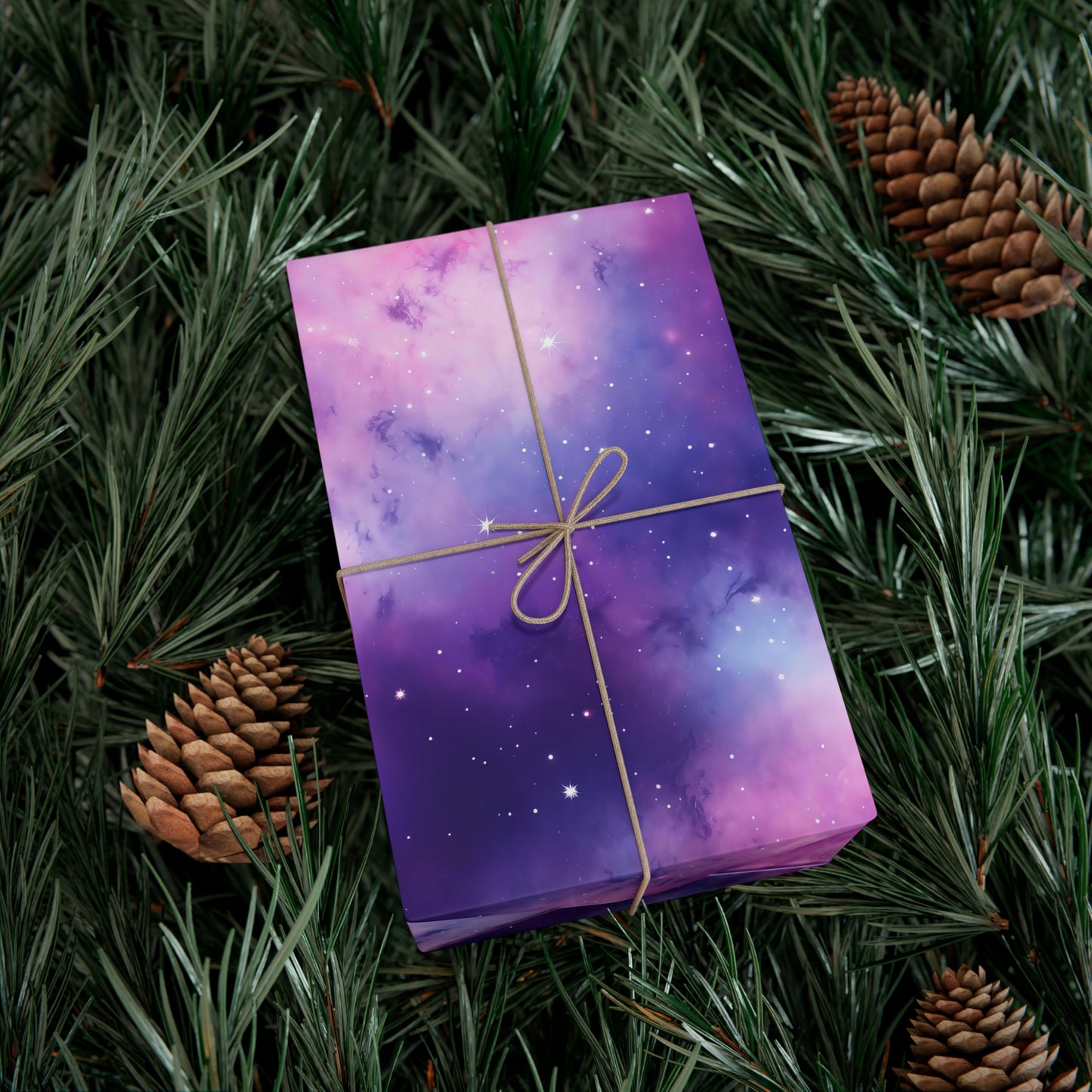 Soft Purple Nebula Wrapping Paper