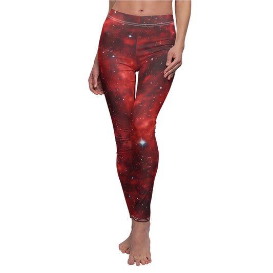 Scarlet Starscape Casual Leggings