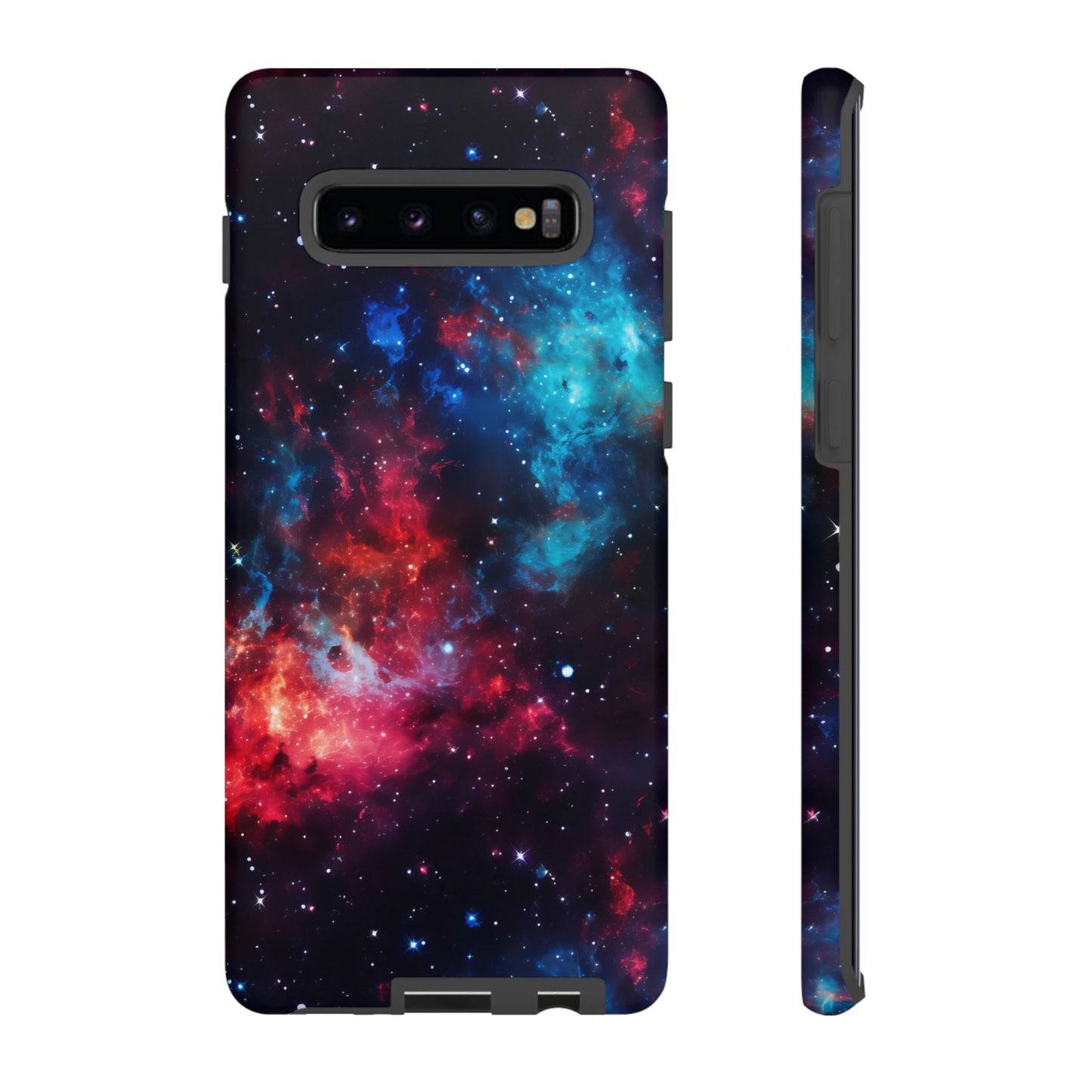 Red and Blue Nebula Phone Case