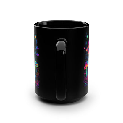 Trippy Mushroom Forest 15oz Coffee Mug