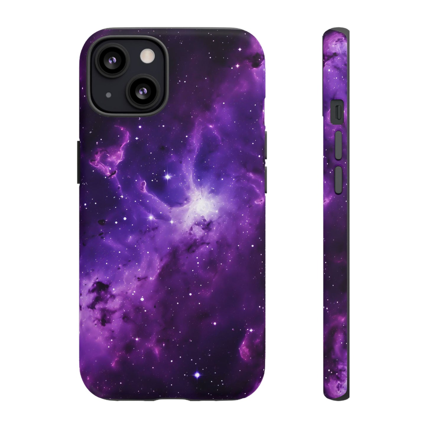 Vivid Purple Space Phone Case