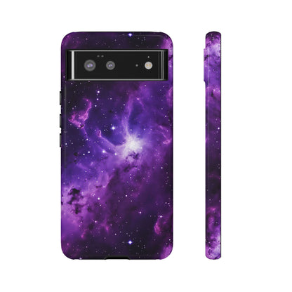 Vivid Purple Space Phone Case