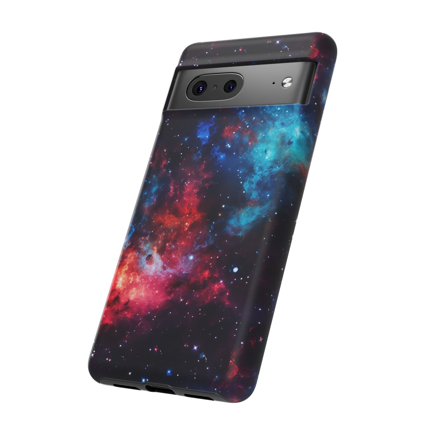 Red and Blue Nebula Phone Case