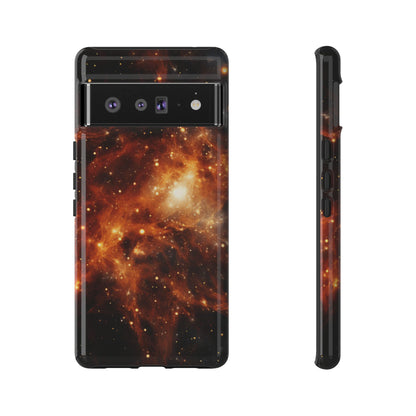 Orange Nebulae Phone Case