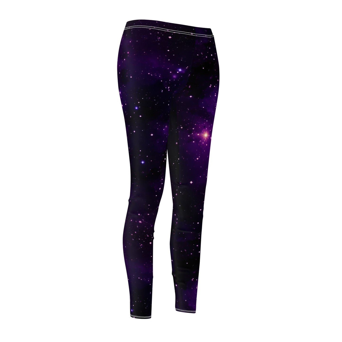 Dark Purple Space Women's Casual Leggings