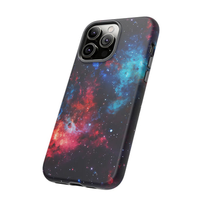 Red and Blue Nebula Phone Case