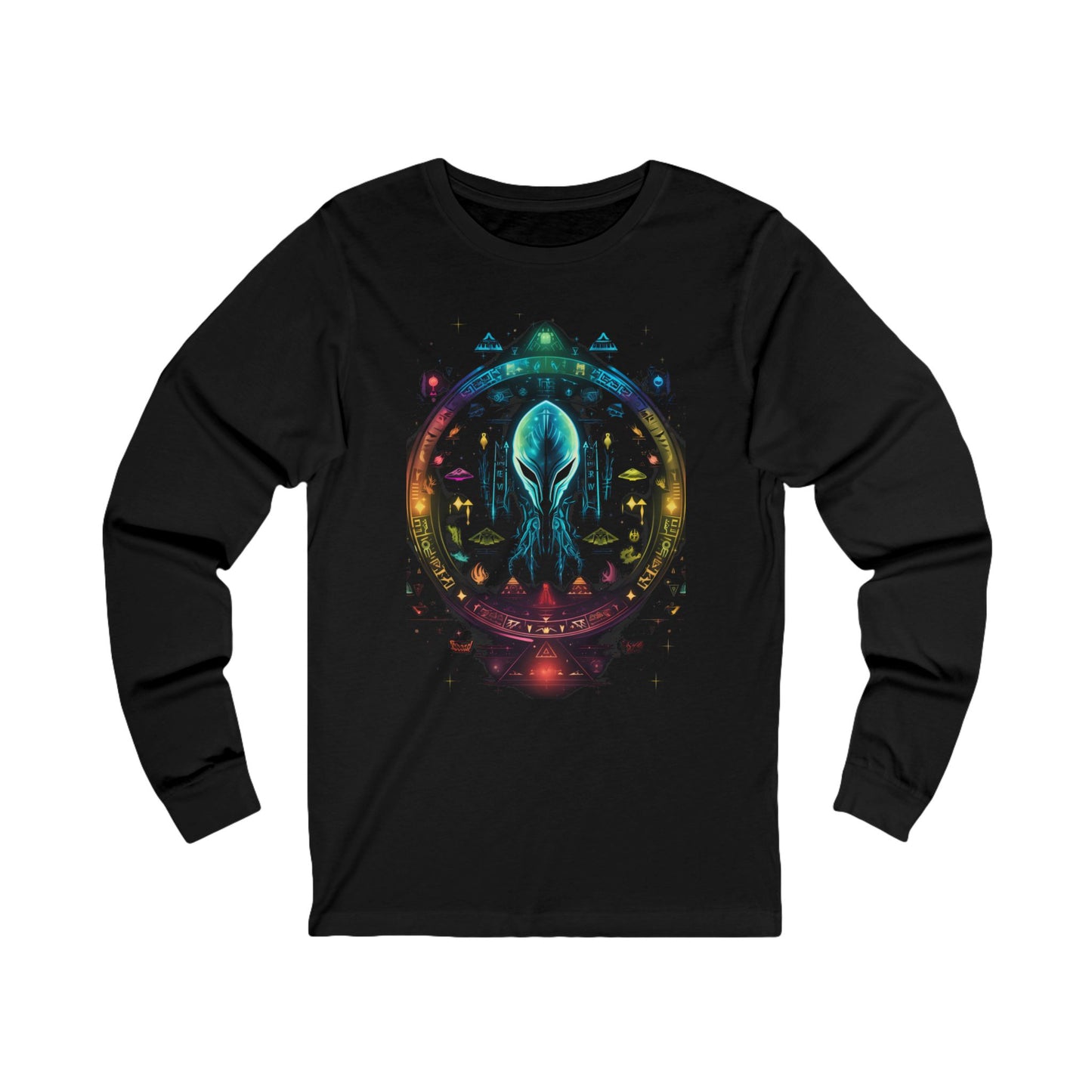 Alien Runes Long Sleeve Shirt