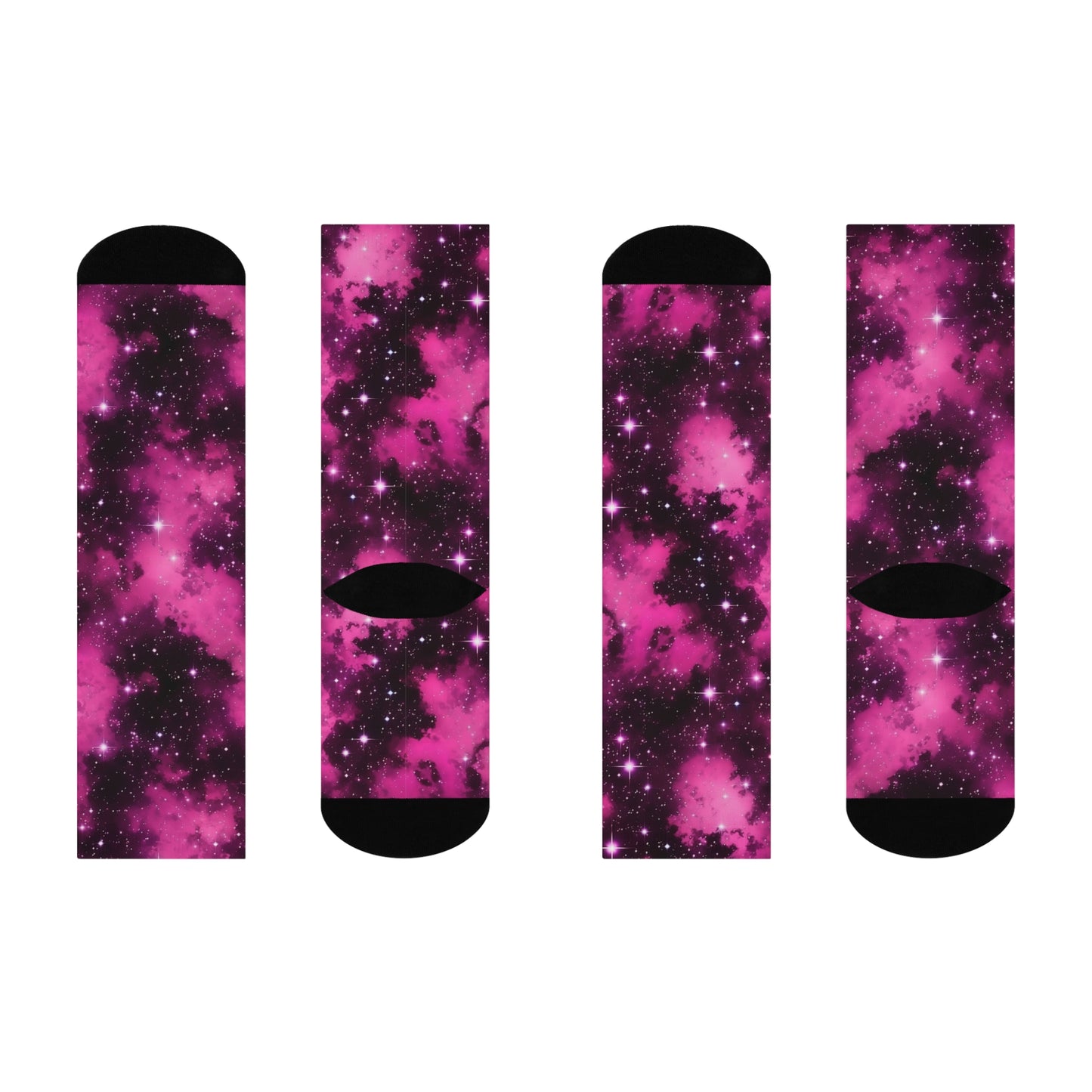 Pink Starscape Socks