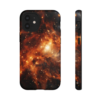 Orange Nebulae Phone Case