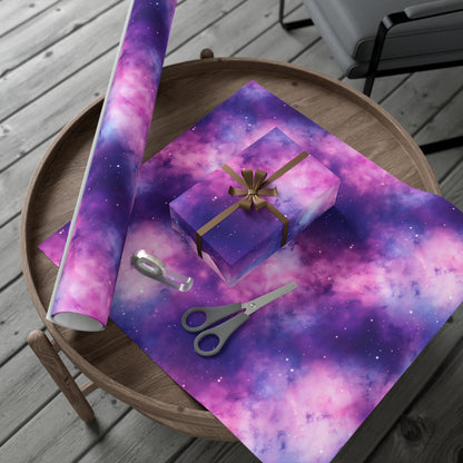 Soft Purple Nebula Wrapping Paper