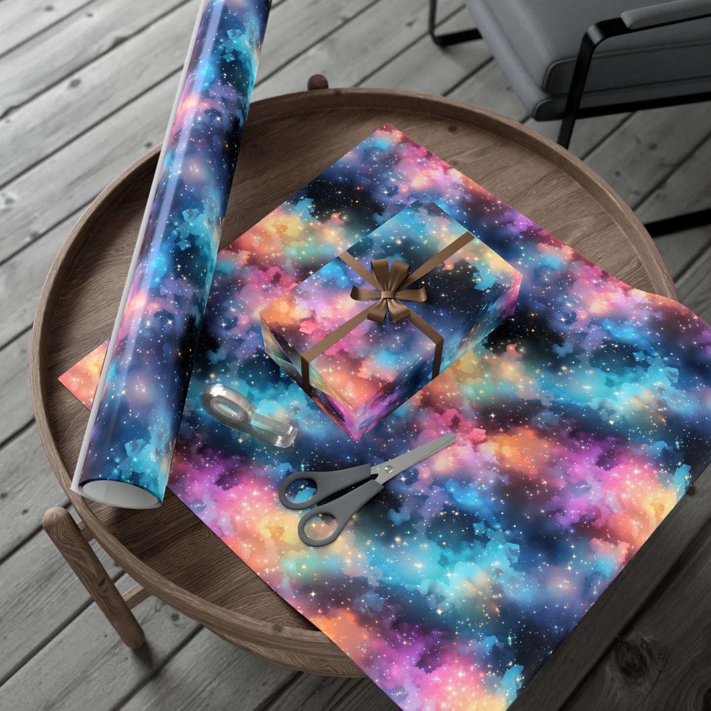 Ethereal Stars Wrapping Paper