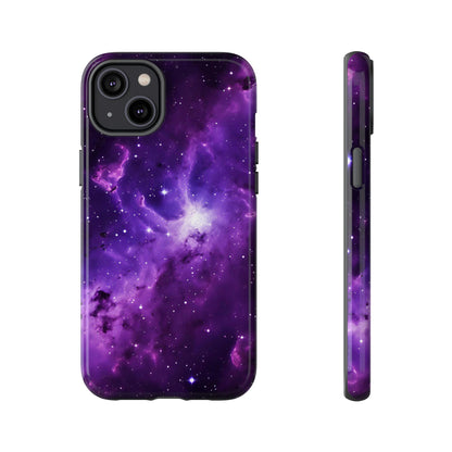 Vivid Purple Space Phone Case