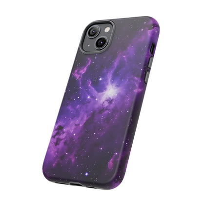 Vivid Purple Space Phone Case