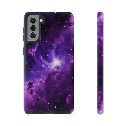 Vivid Purple Space Phone Case