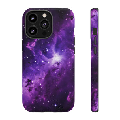 Vivid Purple Space Phone Case