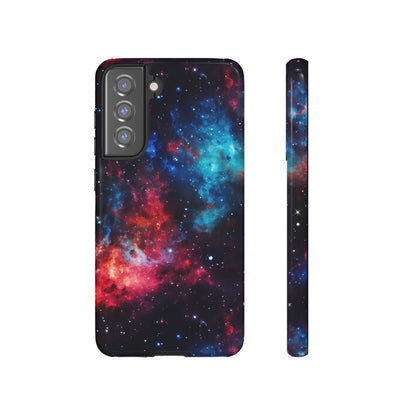 Red and Blue Nebula Phone Case