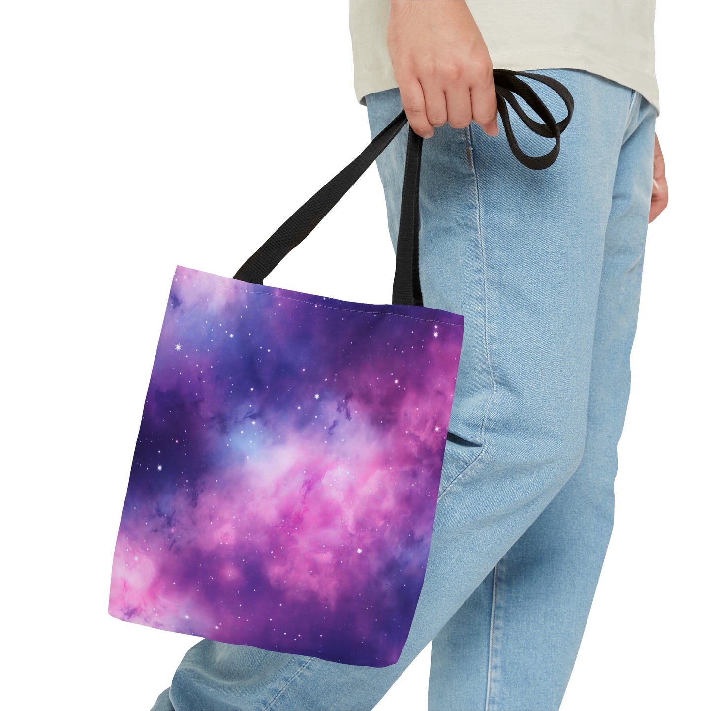 Soft Purple Nebula Tote Bag