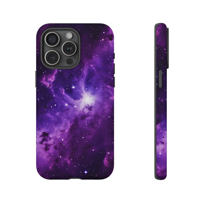 Vivid Purple Space Phone Case