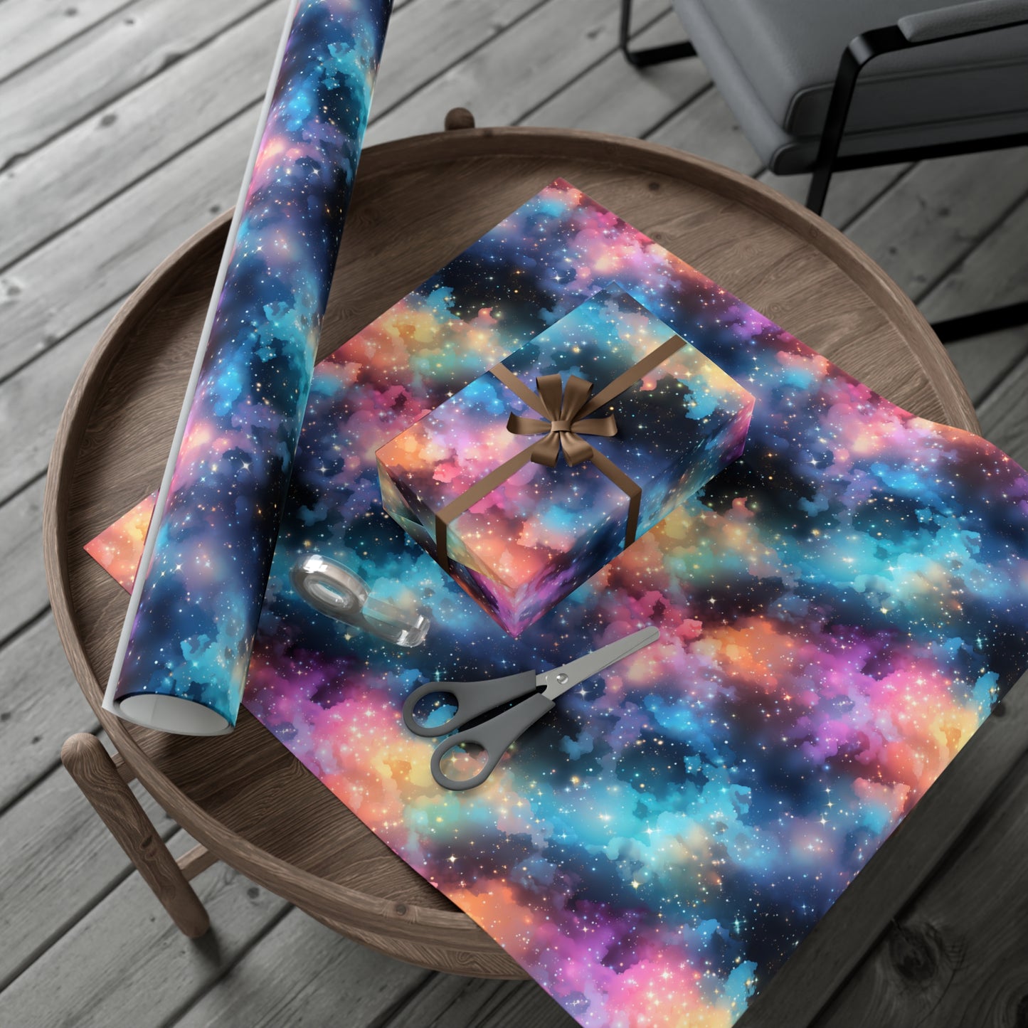 Ethereal Stars Wrapping Paper