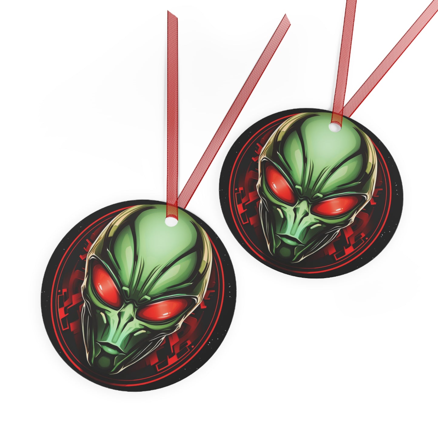 Crimson Xeno Seal Christmas Ornament