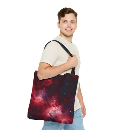 Crimson Nebulae Tote Bag