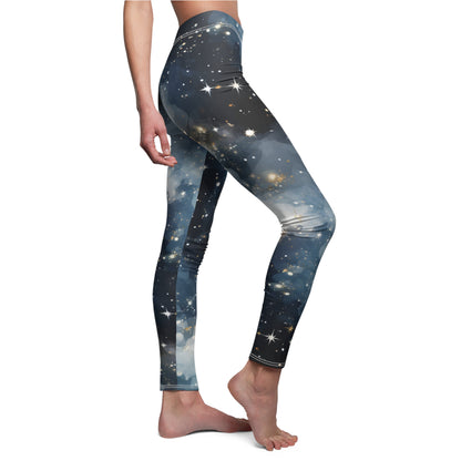 Icy Galaxy Women's Casual Leggings